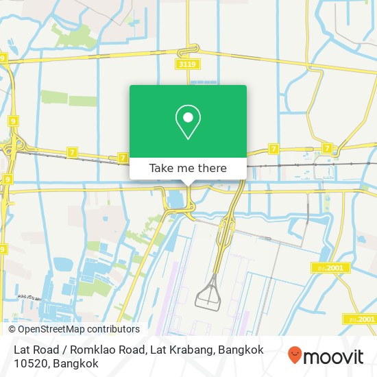 Lat Road / Romklao Road, Lat Krabang, Bangkok 10520 map