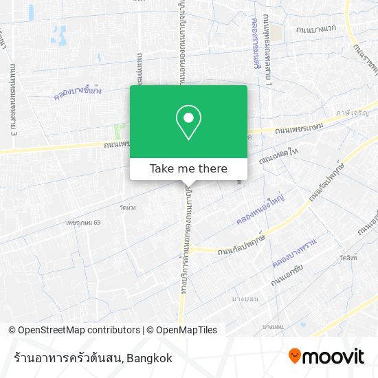 ร้านอาหารครัวต้นสน map