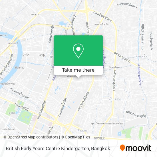 British Early Years Centre Kindergarten map