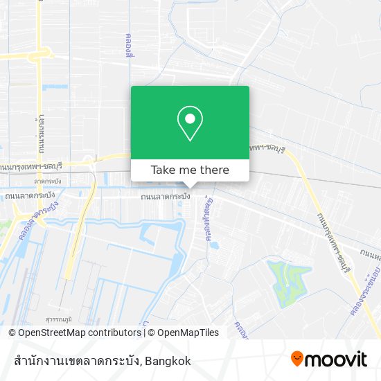 สำนักงานเขตลาดกระบัง map