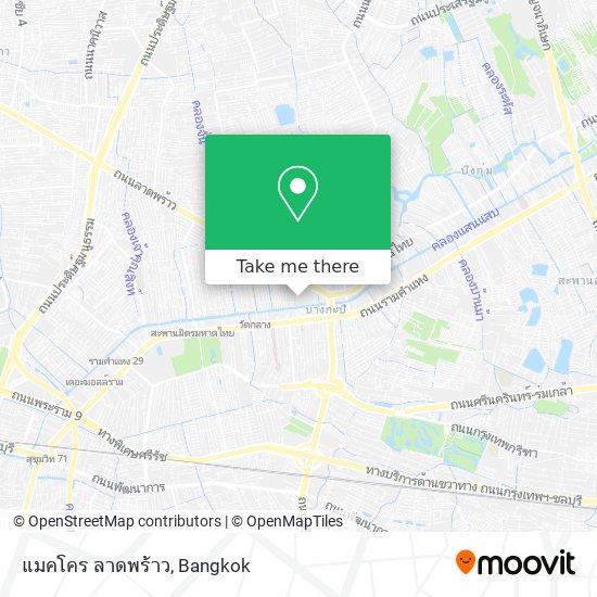 แมคโคร ลาดพร้าว map