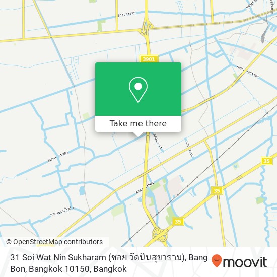 31 Soi Wat Nin Sukharam (ซอย วัดนินสุขาราม), Bang Bon, Bangkok 10150 map
