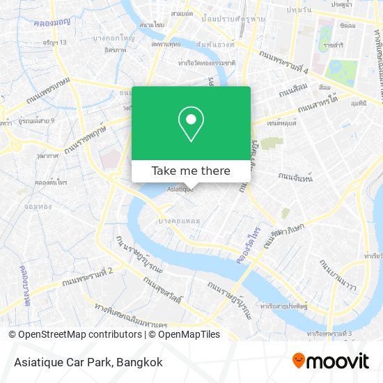 Asiatique Car Park map