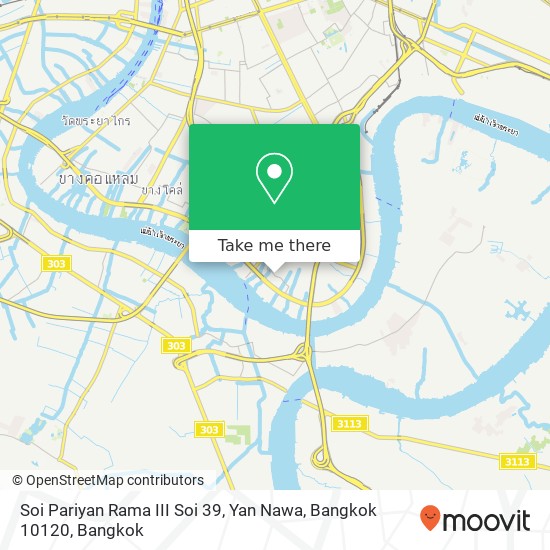 Soi Pariyan Rama III Soi 39, Yan Nawa, Bangkok 10120 map