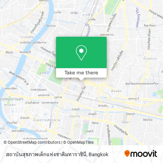 สถาบันสุขภาพเด็กแห่งชาติมหาราชินี map