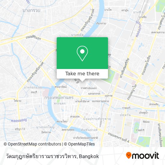 วัดมกุฏกษัตริยารามราชวรวิหาร map