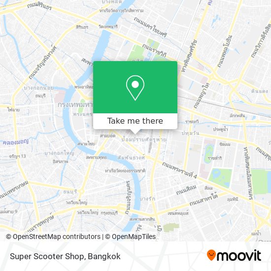 Super Scooter Shop map
