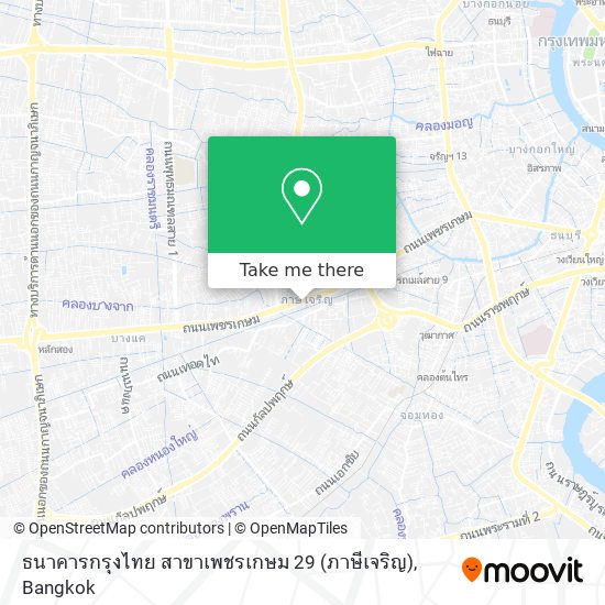 ธนาคารกรุงไทย สาขาเพชรเกษม 29 (ภาษีเจริญ) map