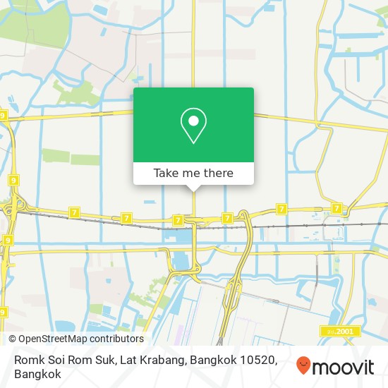 Romk Soi Rom Suk, Lat Krabang, Bangkok 10520 map