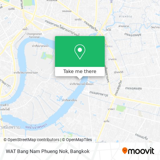 WAT Bang Nam Phueng Nok map