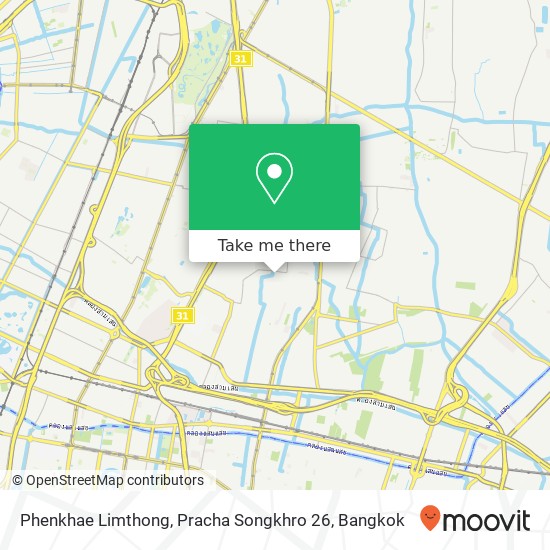 Phenkhae Limthong, Pracha Songkhro 26 map