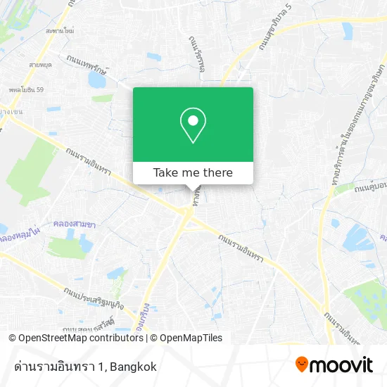 ด่านรามอินทรา 1 map
