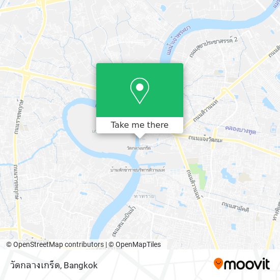 วัดกลางเกร็ด map