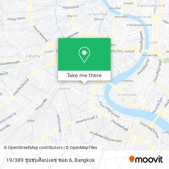 19/389 ชุมชนศิลปเดช ซอย 6 map