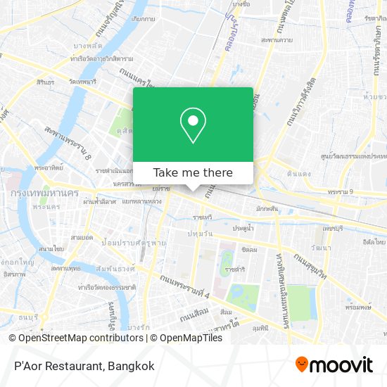 P'Aor Restaurant map