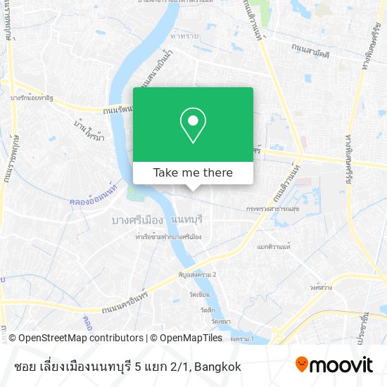 ซอย เลี่ยงเมืองนนทบุรี 5 แยก 2 / 1 map