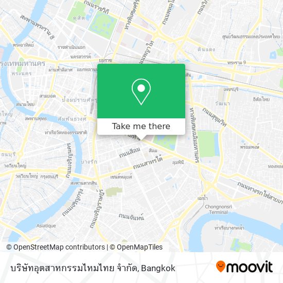 บริษัทอุตสาหกรรมไหมไทย จำกัด map