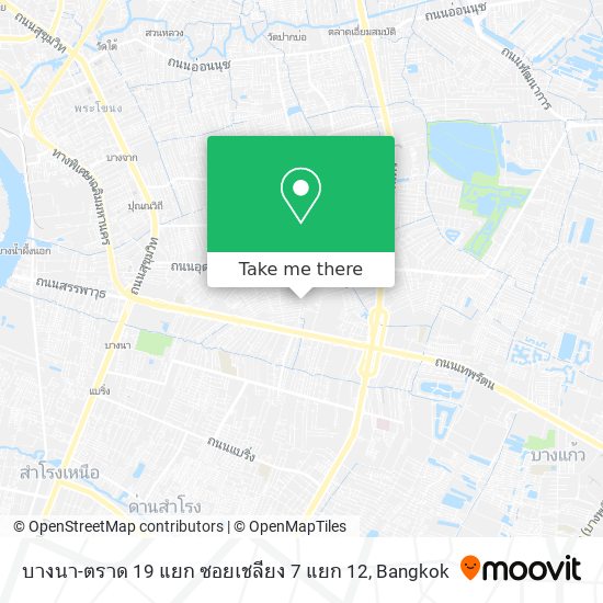 บางนา-ตราด 19 แยก ซอยเชลียง 7 แยก 12 map