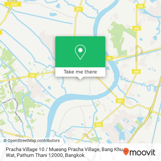 Pracha Village 10 / Mueang Pracha Village, Bang Khu Wat, Pathum Thani 12000 map