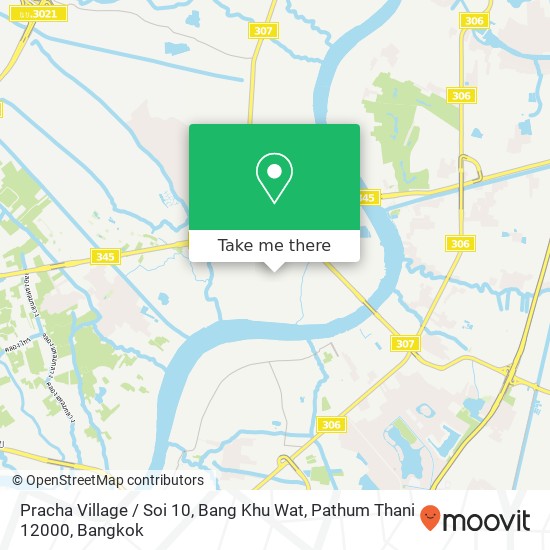 Pracha Village / Soi 10, Bang Khu Wat, Pathum Thani 12000 map