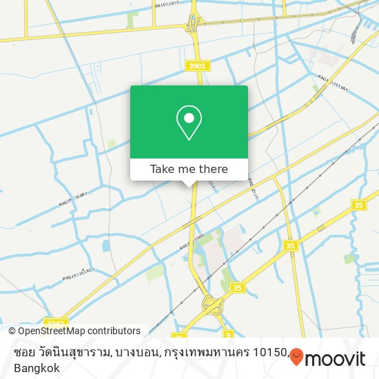 ซอย วัดนินสุขาราม, บางบอน, กรุงเทพมหานคร 10150 map