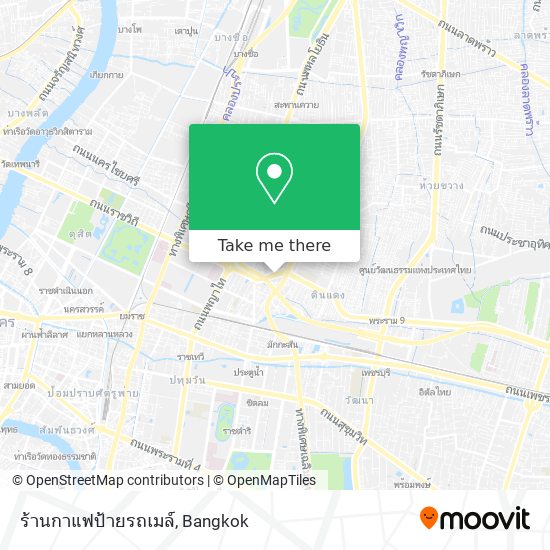 ร้านกาแฟป้ายรถเมล์ map
