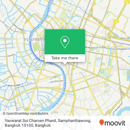 Yaowarat Soi Charoen Phanit, Samphanthawong, Bangkok 10100 map