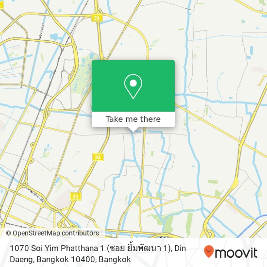 1070 Soi Yim Phatthana 1 (ซอย ยิ้มพัฒนา 1), Din Daeng, Bangkok 10400 map