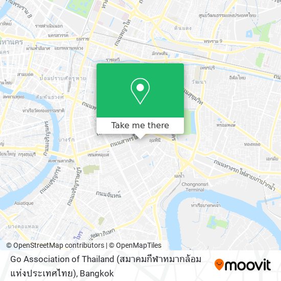 Go Association of Thailand (สมาคมกีฬาหมากล้อมแห่งประเทศไทย) map