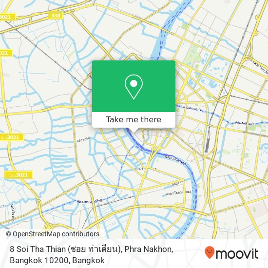 8 Soi Tha Thian (ซอย ท่าเตียน), Phra Nakhon, Bangkok 10200 map