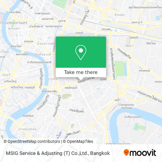 MSIG Service & Adjusting (T) Co.,Ltd. map