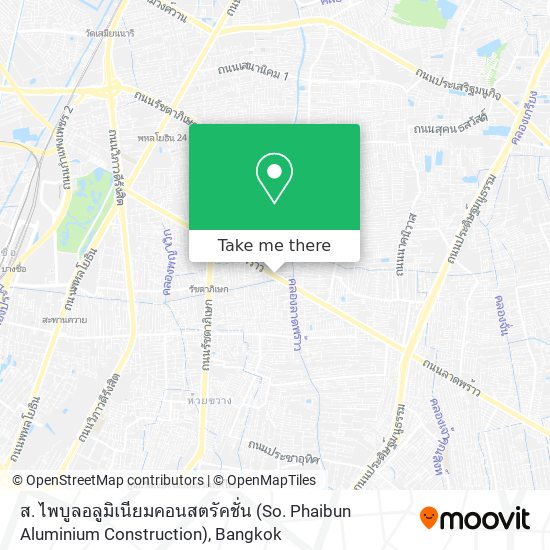 ส. ไพบูลอลูมิเนียมคอนสตรัคชั่น (So. Phaibun Aluminium Construction) map