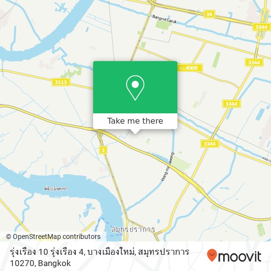 รุ่งเรือง 10 รุ่งเรือง 4, บางเมืองใหม่, สมุทรปราการ 10270 map