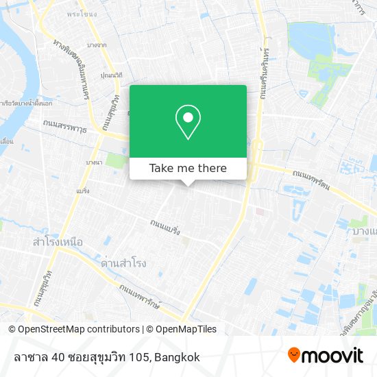 ลาซาล 40 ซอยสุขุมวิท 105 map