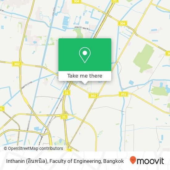 Inthanin (อินทนิล), Faculty of Engineering map