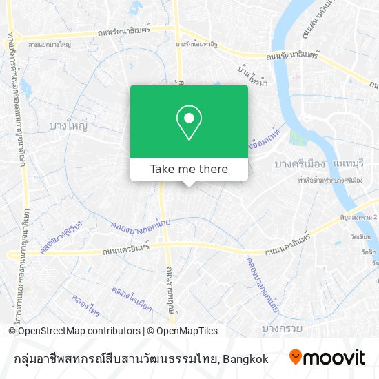 กลุ่มอาชีพสหกรณ์สืบสานวัฒนธรรมไทย map