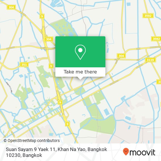 Suan Sayam 9 Yaek 11, Khan Na Yao, Bangkok 10230 map