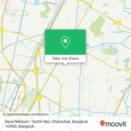 Sena Nikhom / Sutthi Nar, Chatuchak, Bangkok 10900 map