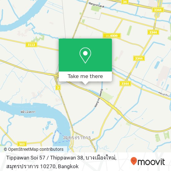 Tippawan Soi 57 / Thippawan 38, บางเมืองใหม่, สมุทรปราการ 10270 map