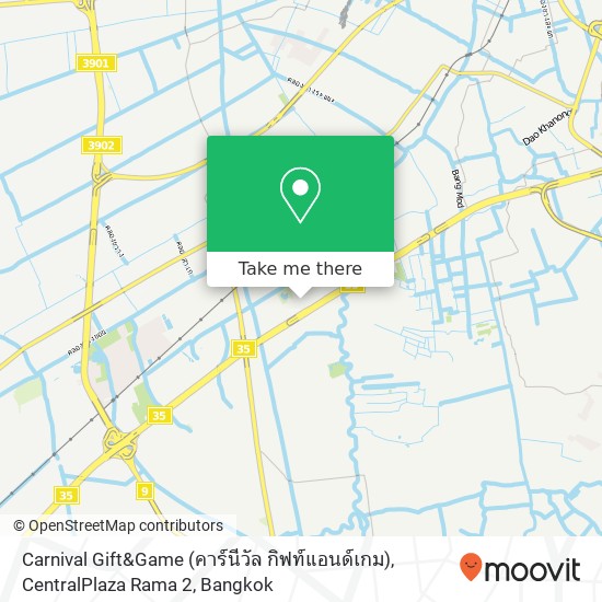 Carnival Gift&Game (คาร์นีวัล กิฟท์แอนด์เกม), CentralPlaza Rama 2 map