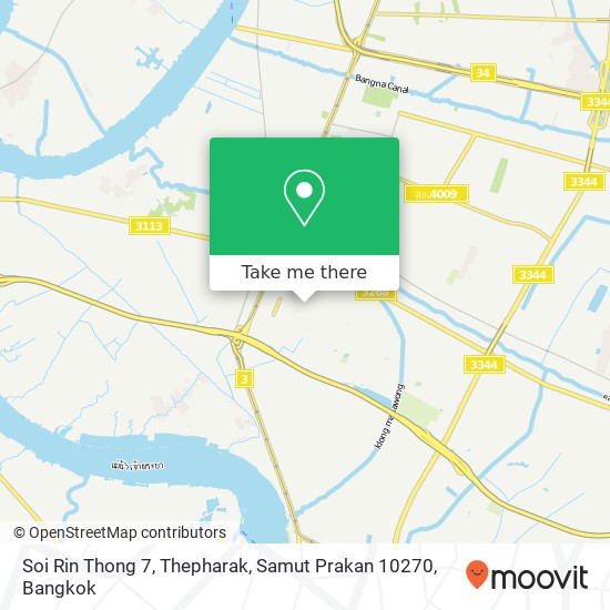 Soi Rin Thong 7, Thepharak, Samut Prakan 10270 map