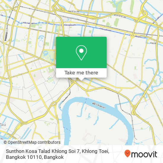 Sunthon Kosa Talad Khlong Soi 7, Khlong Toei, Bangkok 10110 map