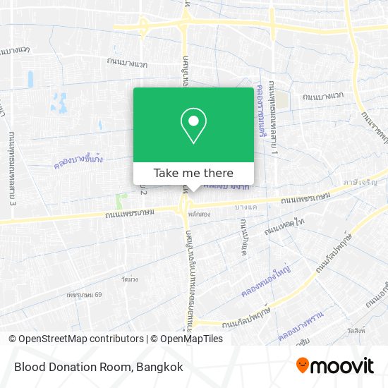 Blood Donation Room map