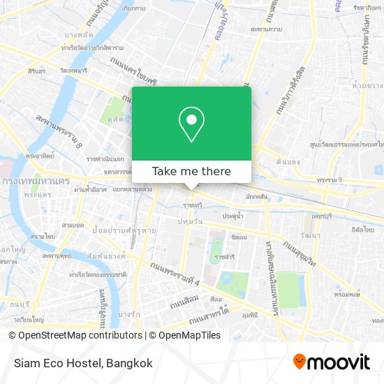Siam Eco Hostel map