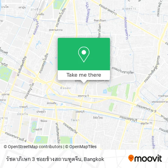 รัชดาภิเษก 3 ซอยข้างสถานฑูตจีน map