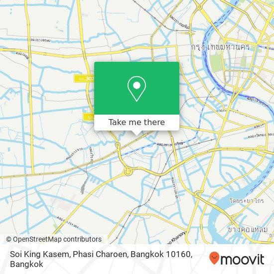 Soi King Kasem, Phasi Charoen, Bangkok 10160 map