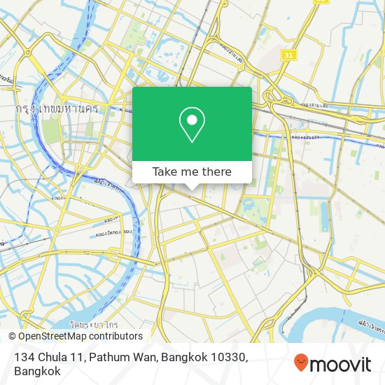 134 Chula 11, Pathum Wan, Bangkok 10330 map