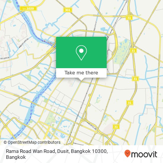Rama Road Wan Road, Dusit, Bangkok 10300 map