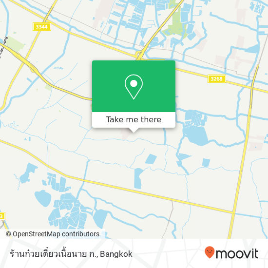 ร้านก๋วยเตี๋ยวเนื้อนาย ก. map