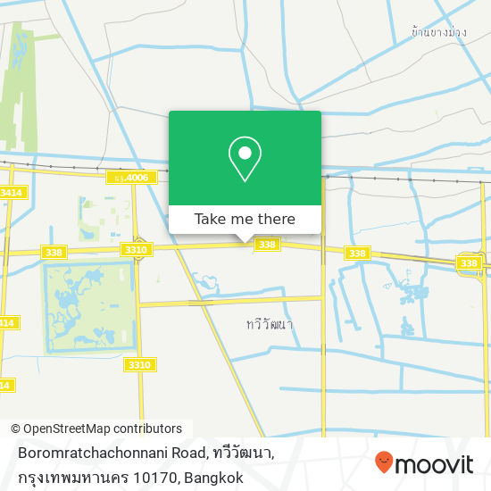 Boromratchachonnani Road, ทวีวัฒนา, กรุงเทพมหานคร 10170 map